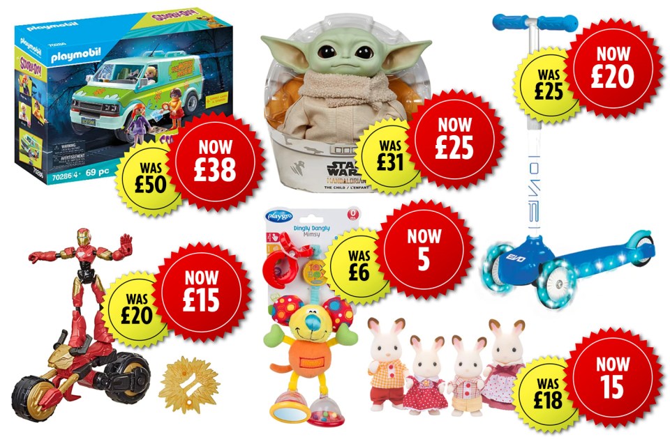 You could save over a tenner with some of the reduced toys