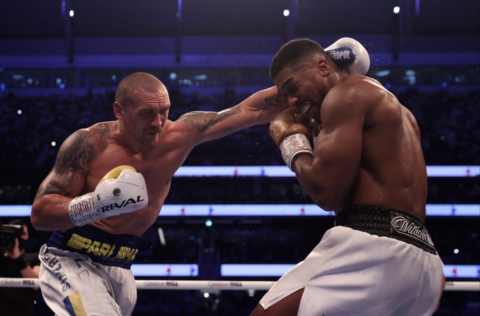 The Ukrainian put on a masterful performance against Anthony Joshua