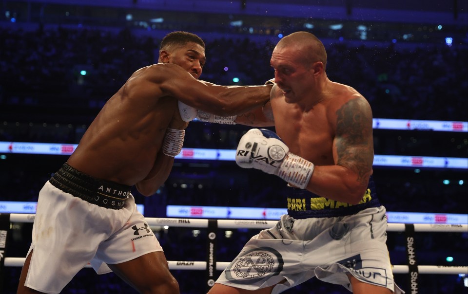 Anthony Joshua was beaten by Oleksandr Usyk