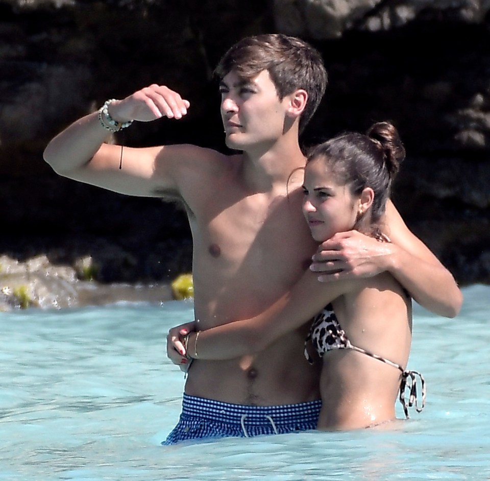 Last year, Russell and Carmen were spotted on a dream holiday in St Barths