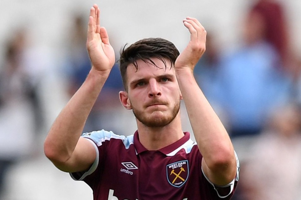 Declan Rice is valued at north of £80million by West Ham