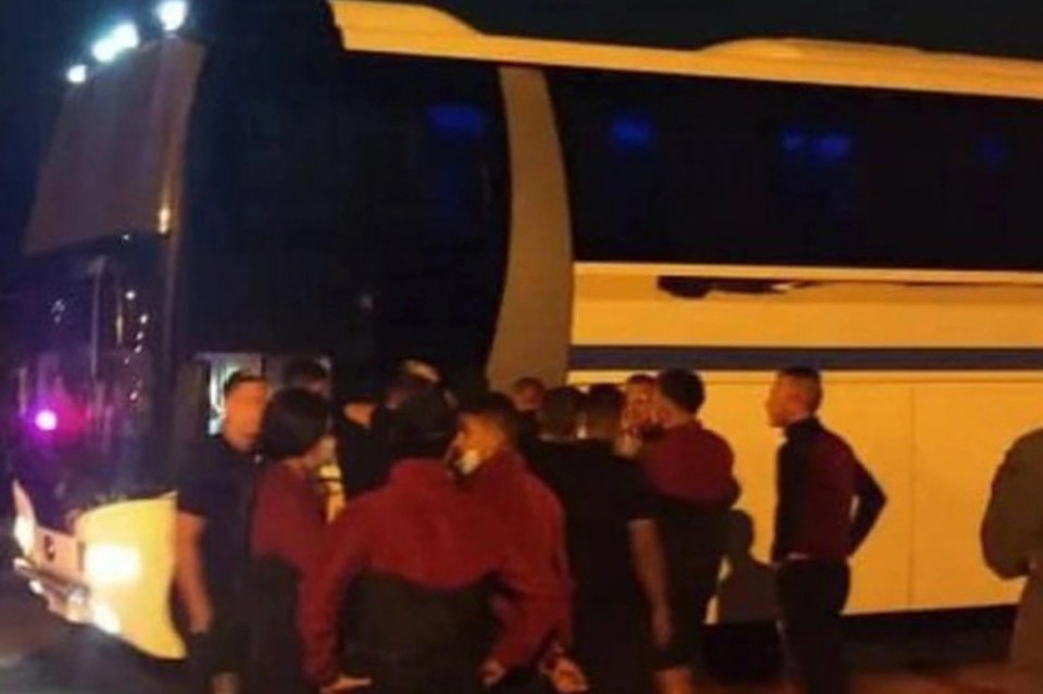 A South American football team narrowly escaped death after their coach was shot at by gunmen