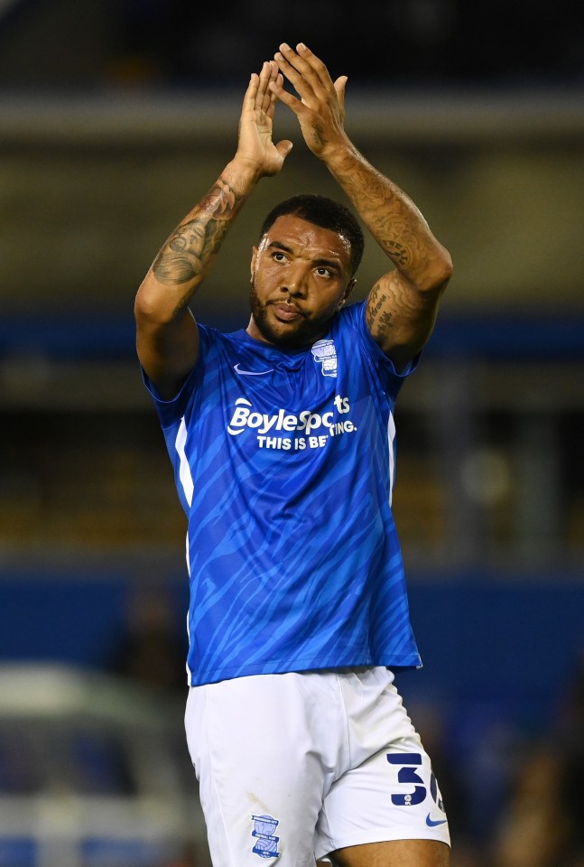 Troy Deeney was on the winning side on his Birmingham City debut