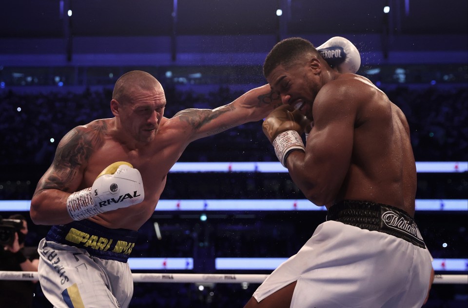 Anthony Joshua lost to Oleksandr Usyk in a unanimous decision