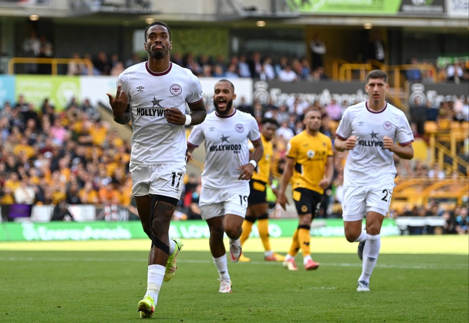 Toney starred for Brentford on Saturday lunchtime