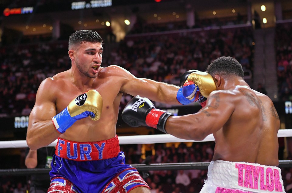 Tommy Fury beat Jake Paul's sparring partner Anthony Taylor