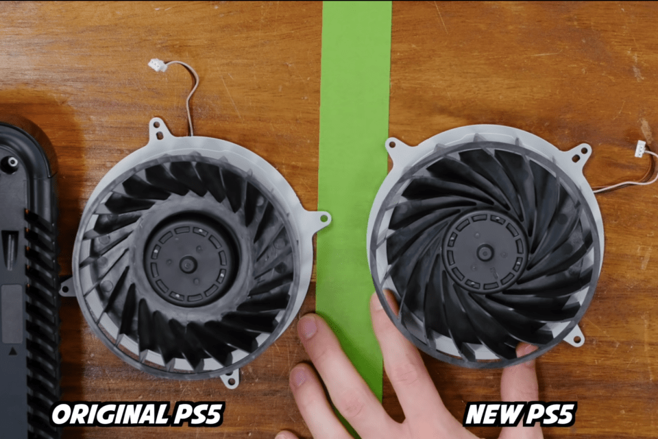 PS5 fan comparison