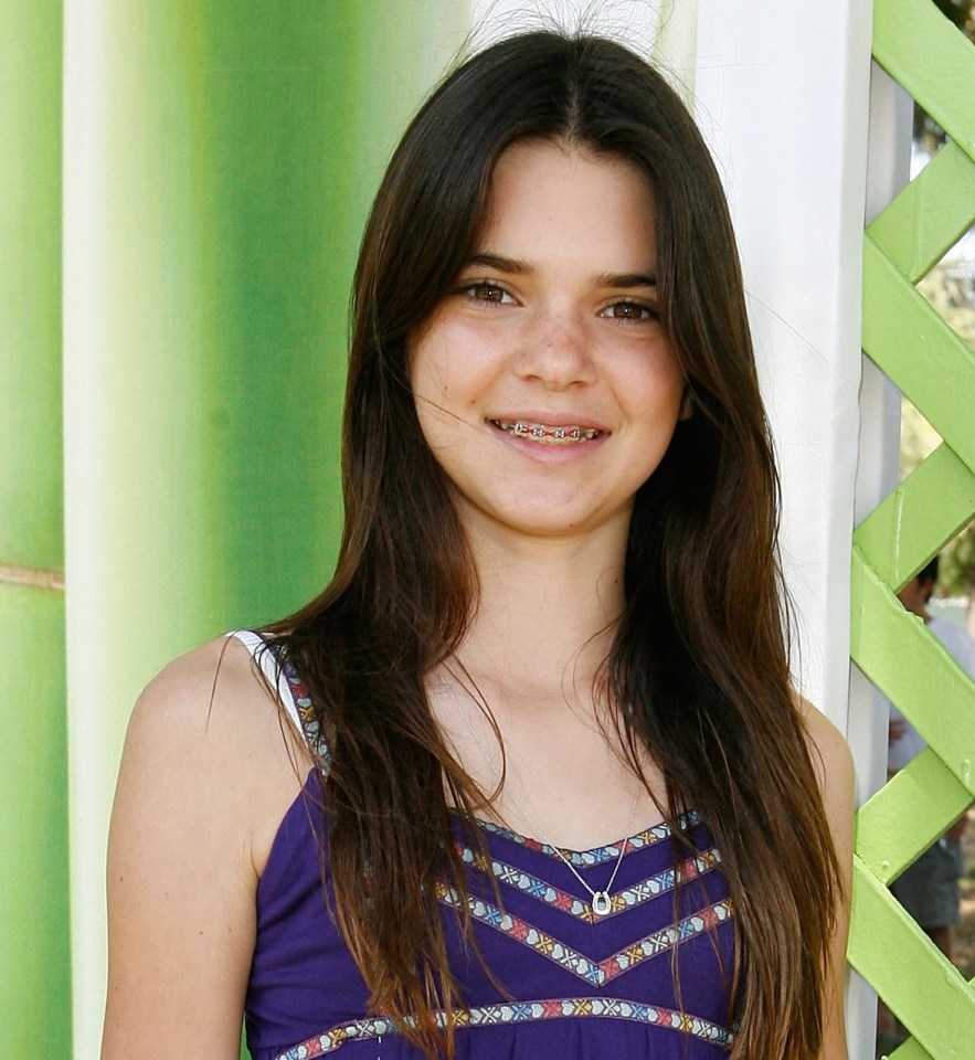 Kendall in 2008 before hitting her teenage years