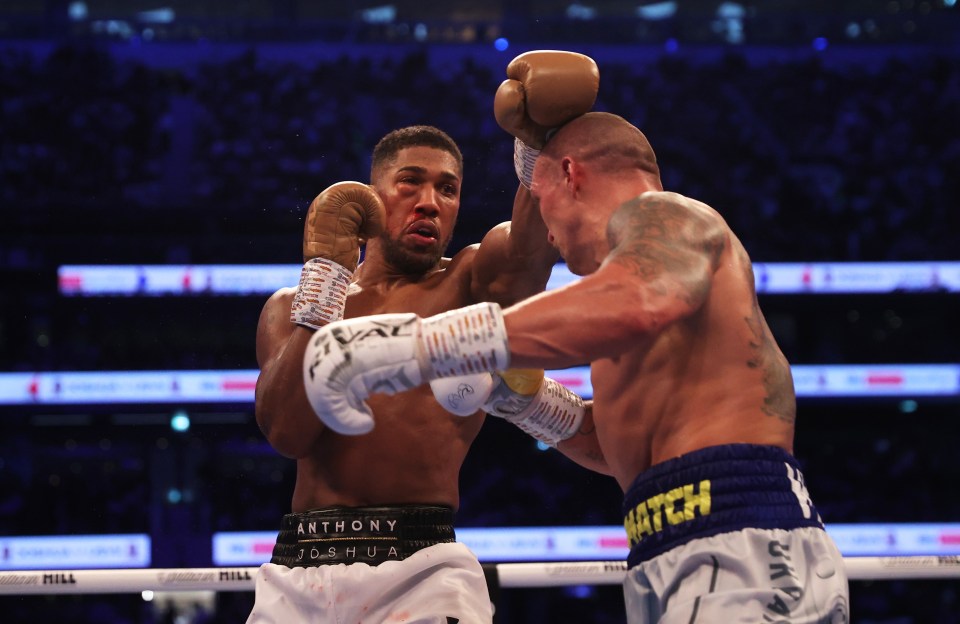 Anthony Joshua was out-pointed by Oleksandr Usyk