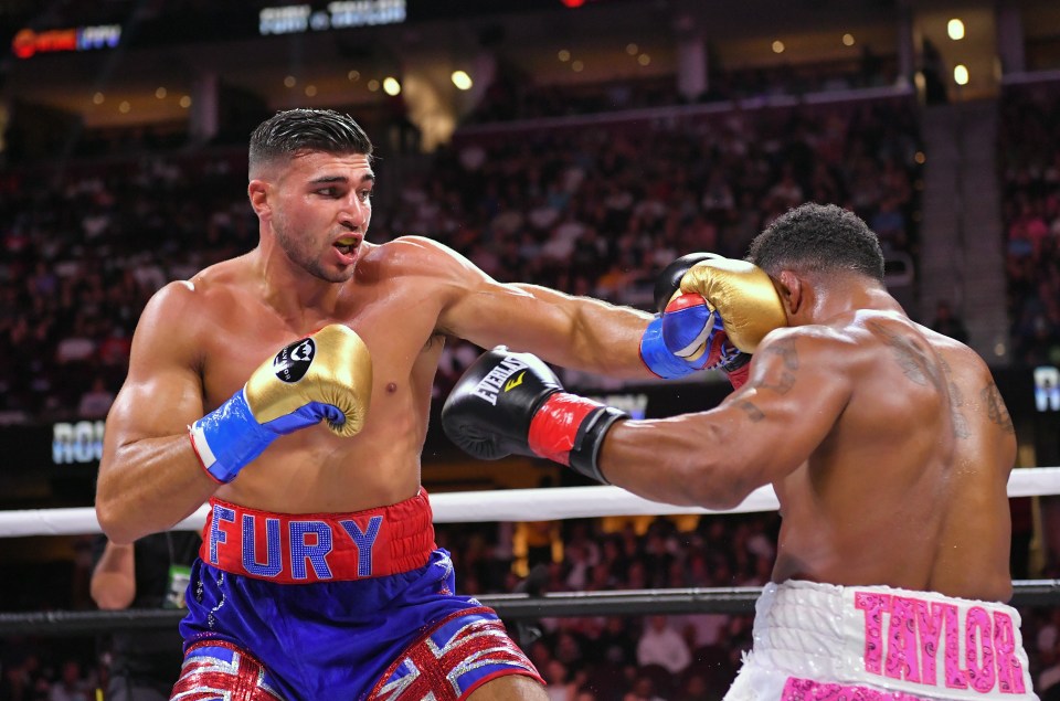 Tommy Fury beat Jake Paul's sparring partner Anthony Taylor