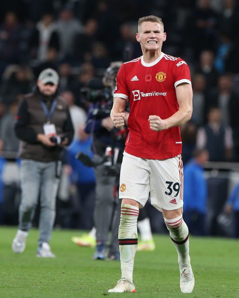 Solskjaer has hailed the performance against Scotland international Scott McTominay