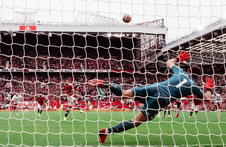 He also out-psyched Bruno Fernandes at Old Trafford in September