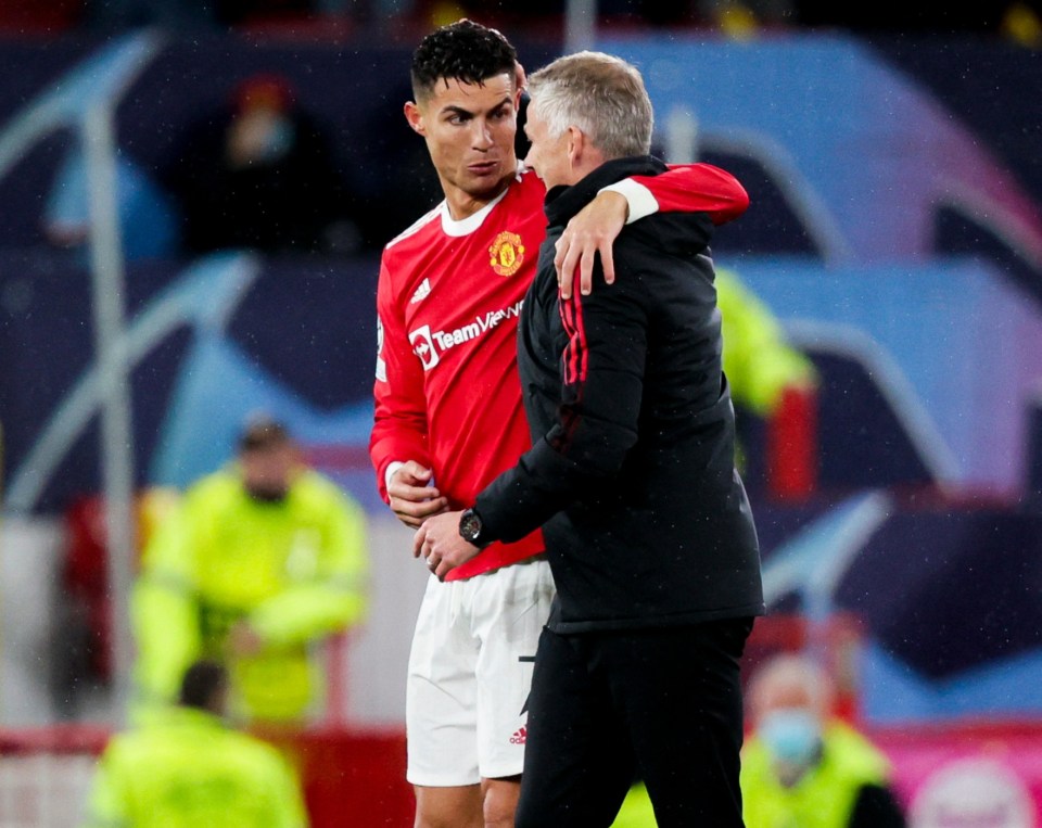 Solskjaer left Ronaldo on the bench after the Portuguese star's late heroics in the Champions League win over Villarreal on Wednesday night