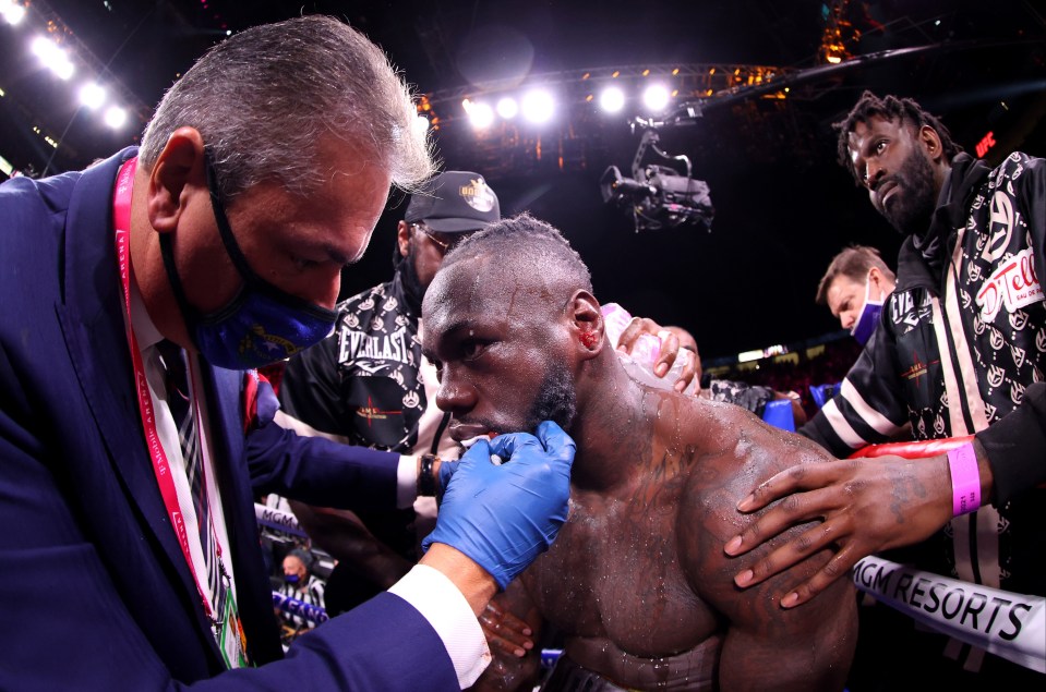 Deontay Wilder after defeat to Tyson Fury