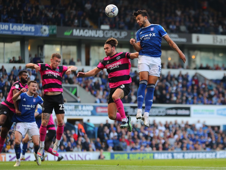 On the pitch Bonne’s header sealed three points for Ipswich