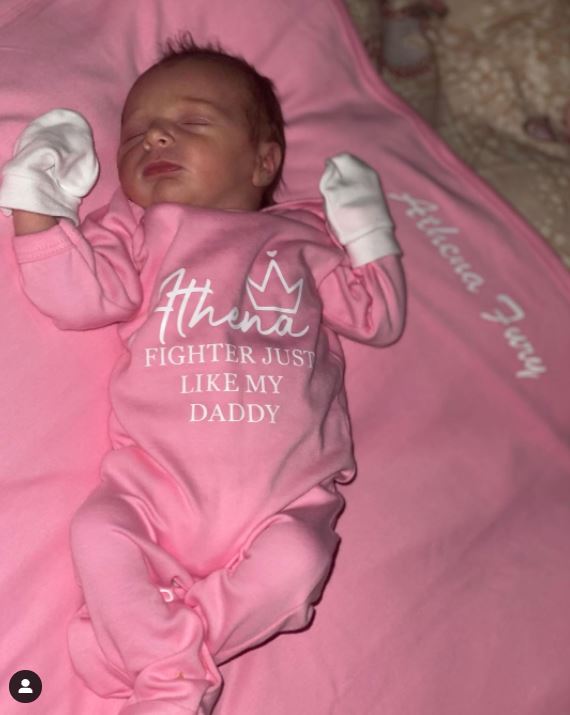 The two-month-old was born with a fast heartbeat and was rushed to the NICU