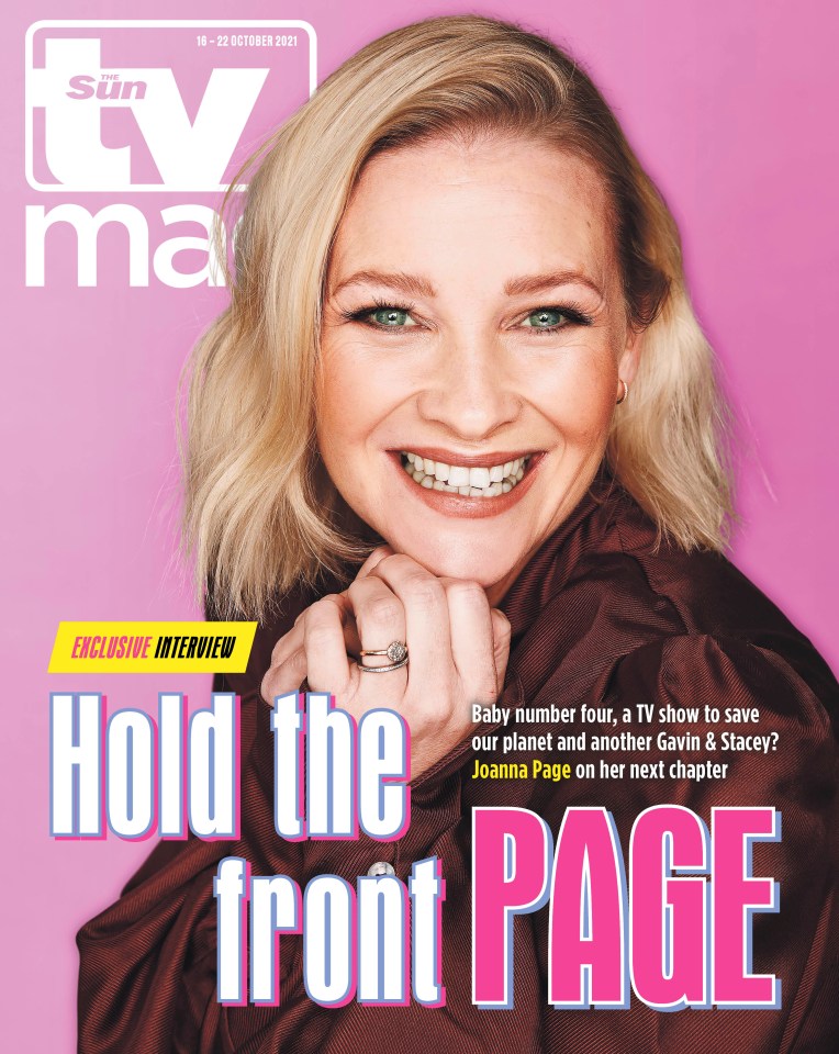 Joanna is the cover star of this week’s TV Mag