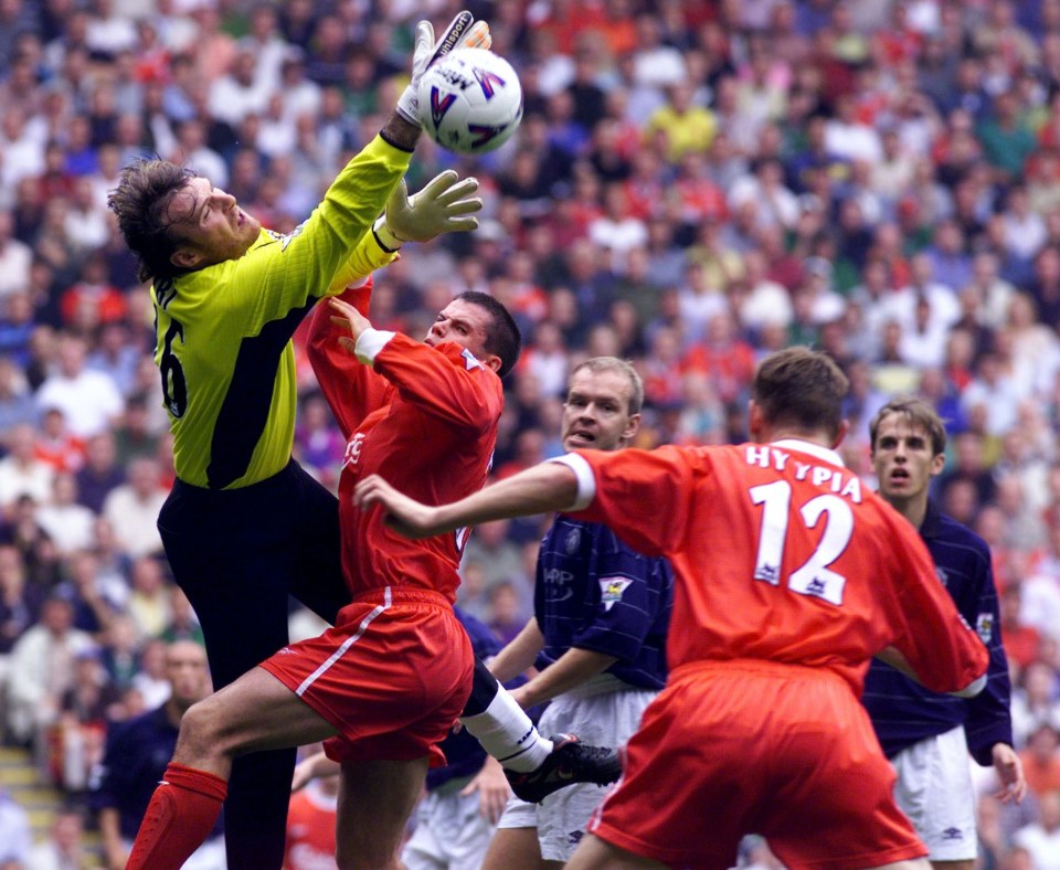 Massimo Taibi flapped at a cross that led to a Liverpool goal on his debut