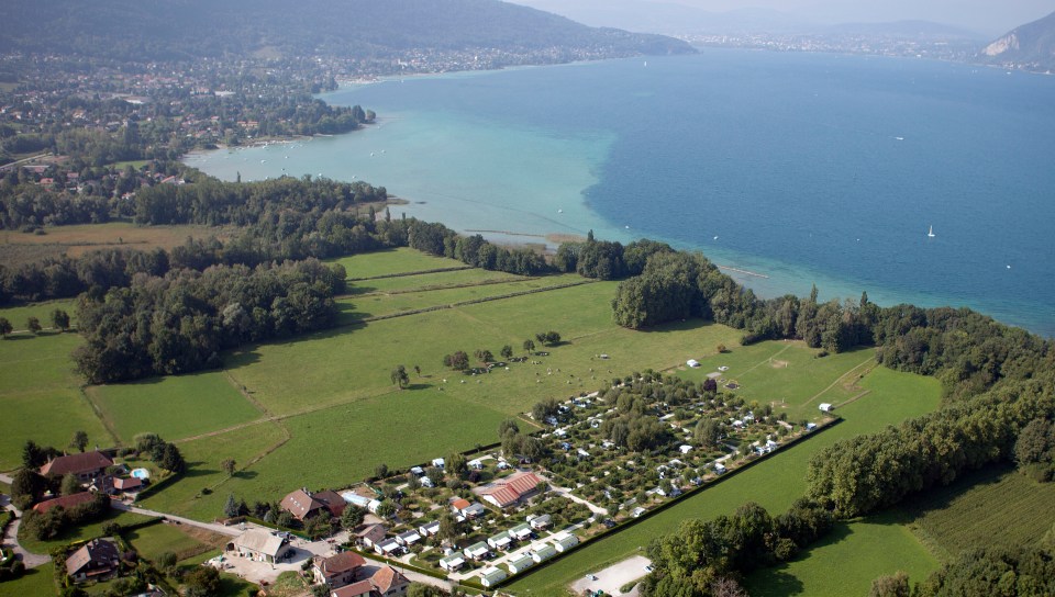 The area where the attack took place in the French Alps