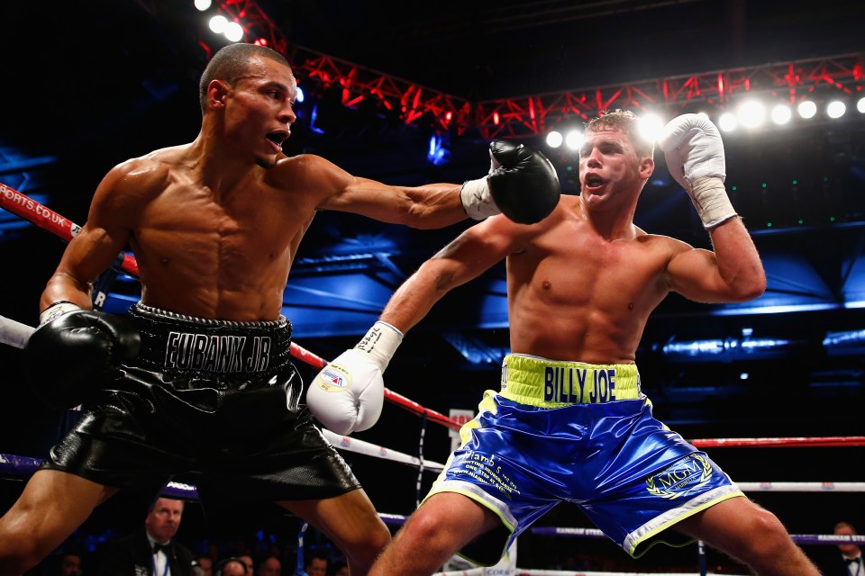 Chris Eubank Jr was beaten in 2014 by bitter rival Billy Joe Saunders