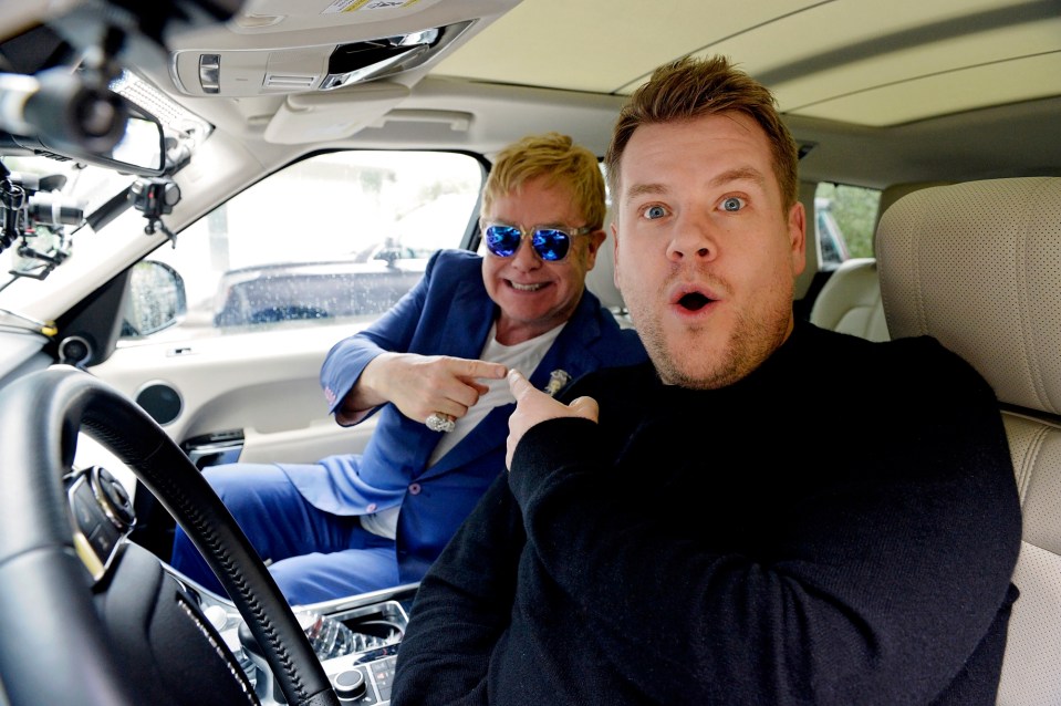 James Corden, with Elton John in his Carpool Karaoke segment, could be offered a deal worth £15million over two years