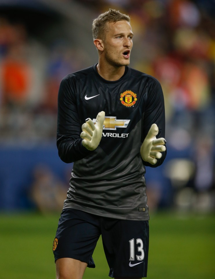 Anders Lindegaard failed to unseat David De Gea