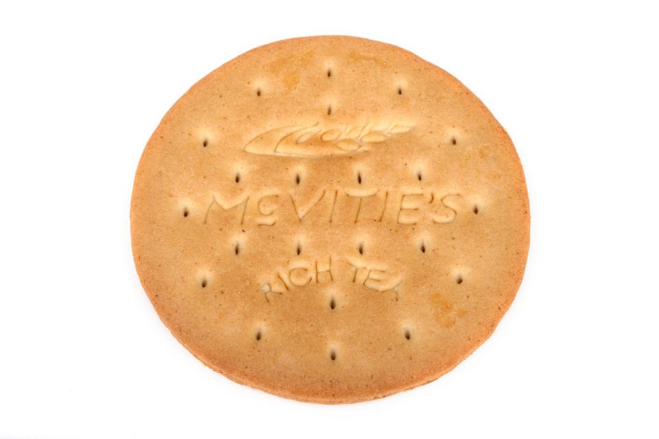 Dulcie chooses McVitie's Rich Teas when it comes to biscuits