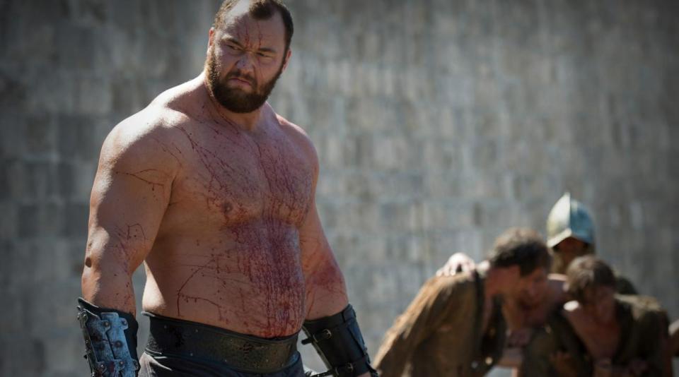 Game of Thrones actor Hafþór who played Gregor 'The Mountain' Clegane in the HBO series