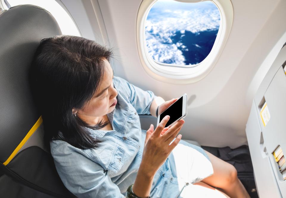 All airlines will request passengers to put their phones on airplane mode before taking off