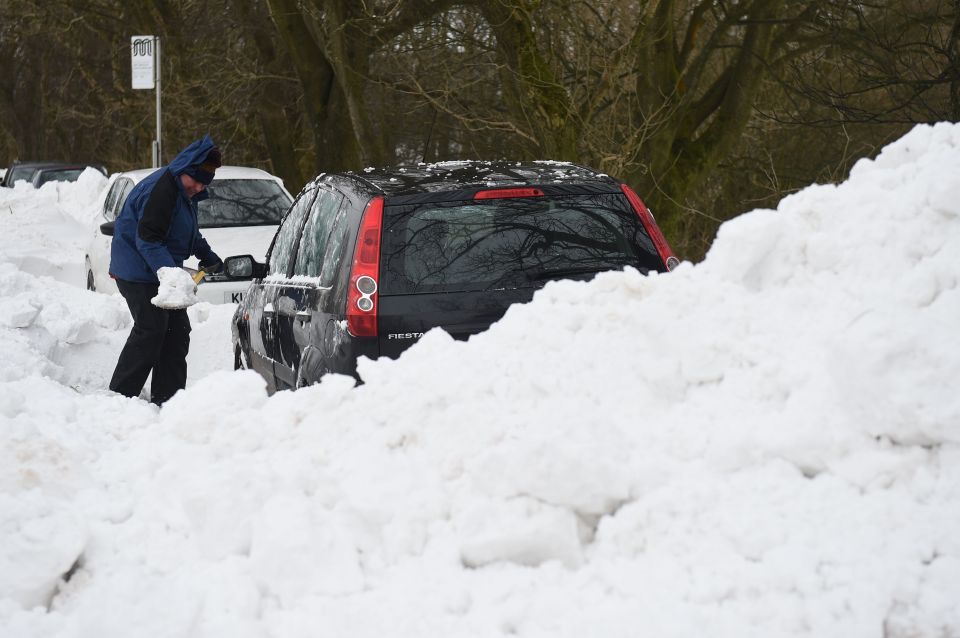 A snow shovel can help in drastic circumstances