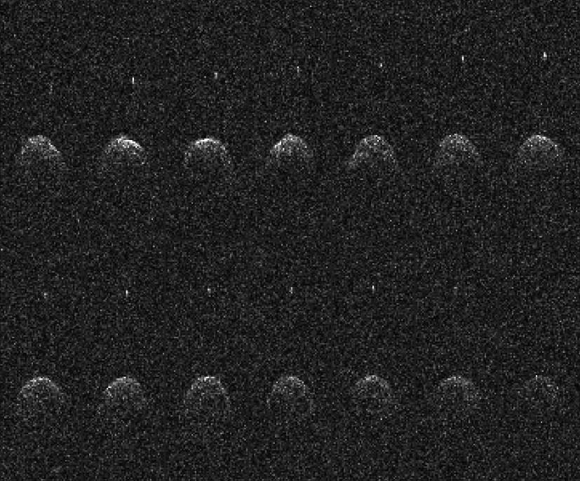 Radar images of the near-Earth asteroid (65803) Didymos and its moonlet, taken on 23, 24 and 26 November 2003