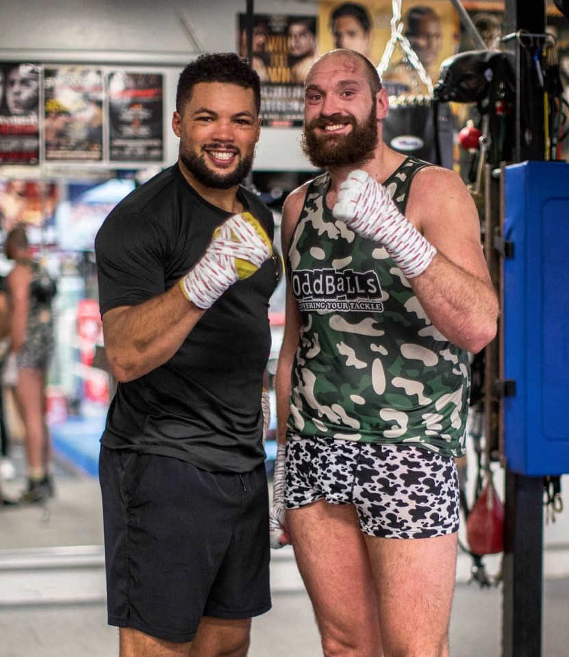 Joe Joyce sparred Tyson Fury in 2018