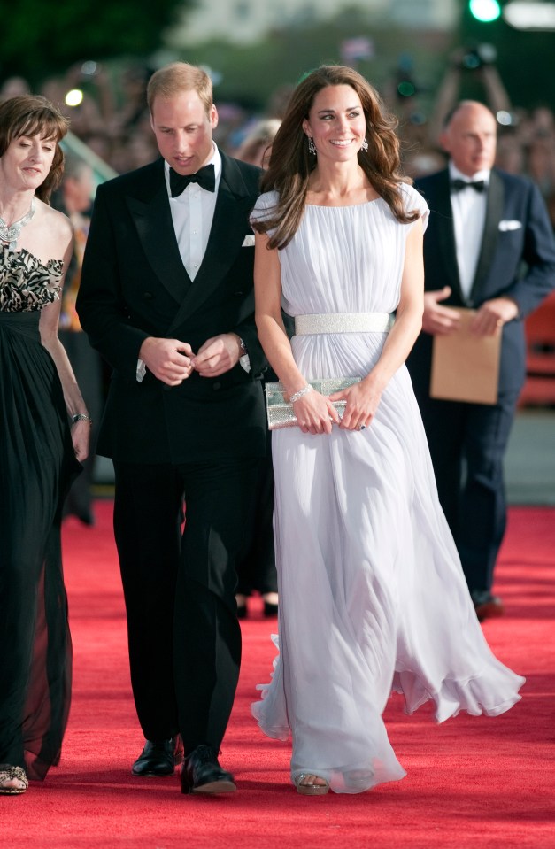 She previously wore the dress back in 2011 for a sparkling BAFTA dinner