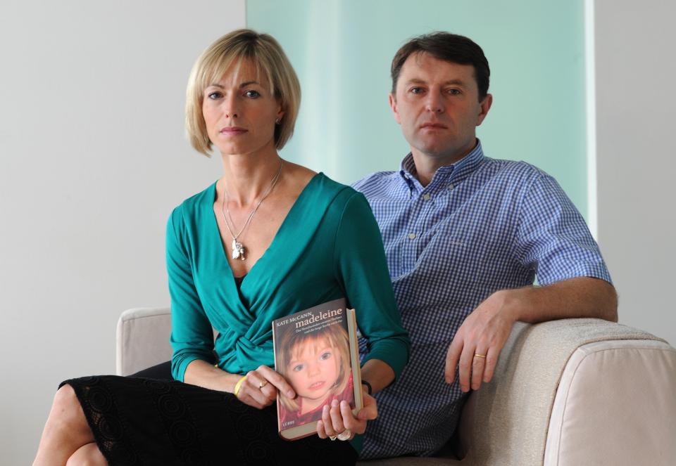 Maddie's parents Kate and Gerry McCann