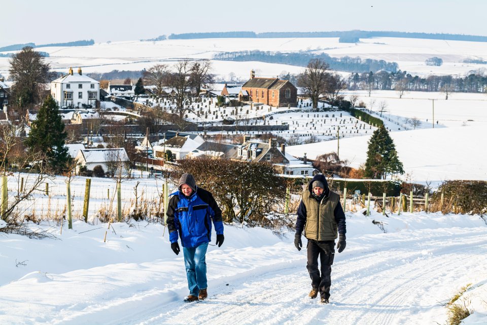 Up to six inches of snow could fall as the mercury plummets this week