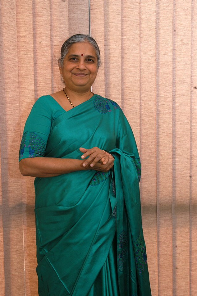 Sudha Murty is known for her social work and numerous novels