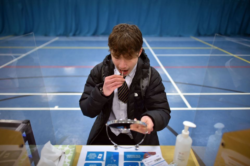 School pupils suffered rising infection rates in September as adults saw cases come down (File photo)