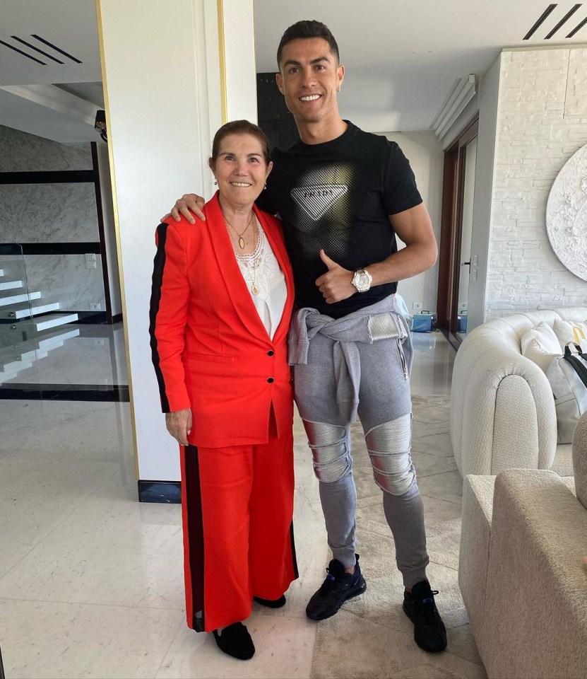 Cristiano Ronaldo’s mum Dolores Aveiro was amongst the first to congratulate him on his twin news