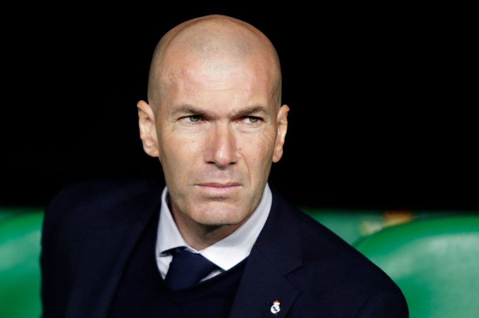 Zinedine Zidane is also on United's shortlist