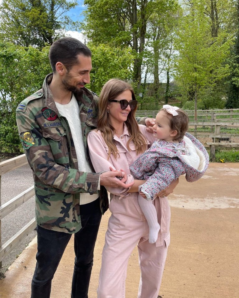 Millie and husband Hugo are already parents to 20-month-old Sienna