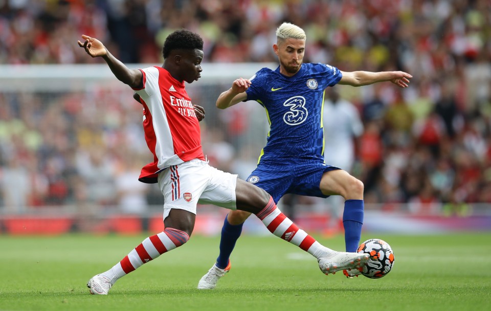 Jorginho says he knew Bukayo Saka was going to miss his penalty against Italy in the final of Euro 2020