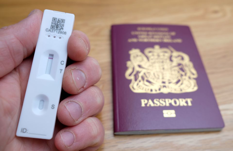 Pre-arrival testing - which had to be a lateral flow or PCR test taken before returning to the UK - is no longer be required