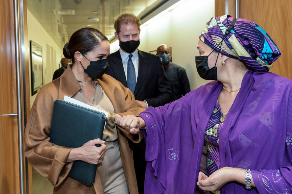 Meghan and Harry both attended the U.N Headqarters