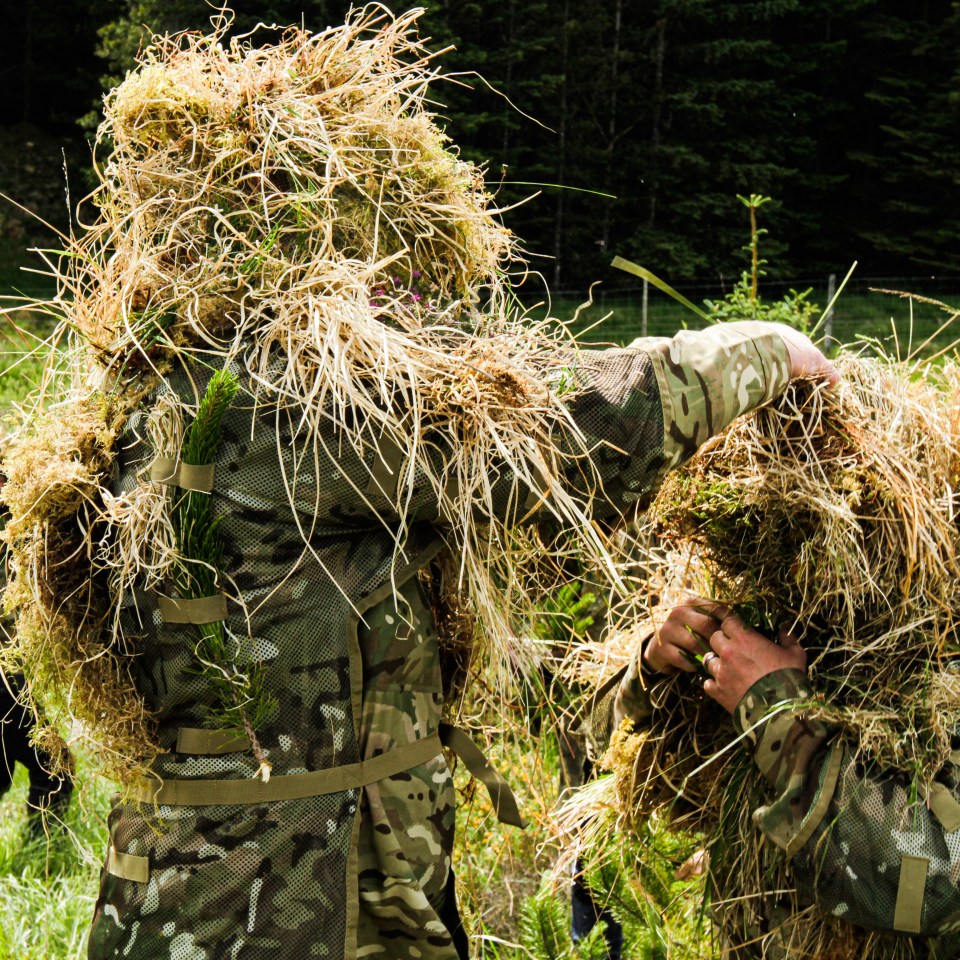 Once the challenges are over, lose the camouflage gear for a dinner party