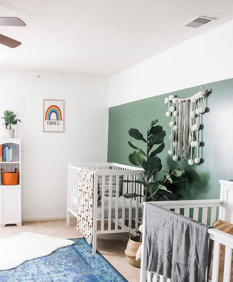 The nursery in Lauren and Elijah's home