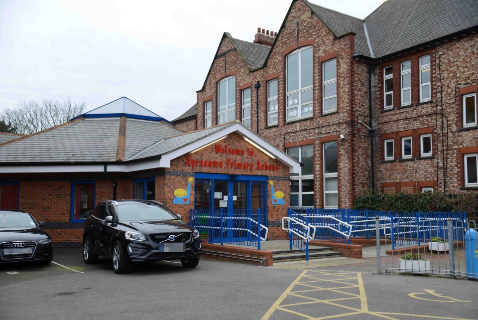 Ayresome Primary School has banned parents from wearing dressing gowns