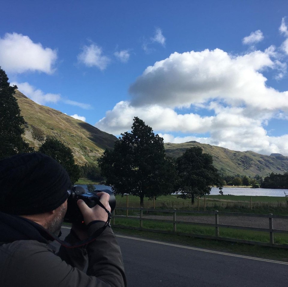 The pair's romantic getaway in the Lake District saw Mark, who met Georgia on the Casualty set, enjoy his love of photography