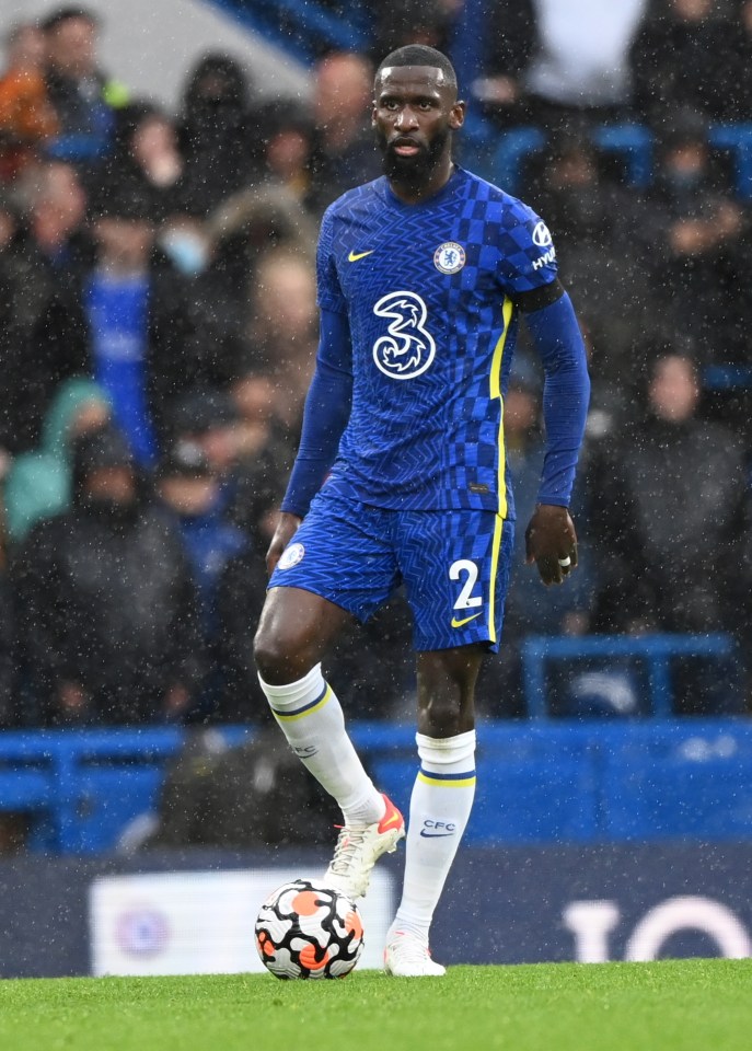 Rudiger's contract at Stamford Bridge expires at the end of the season