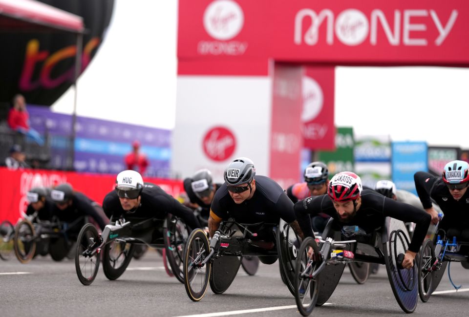 The Men’s Wheelchair race has also started