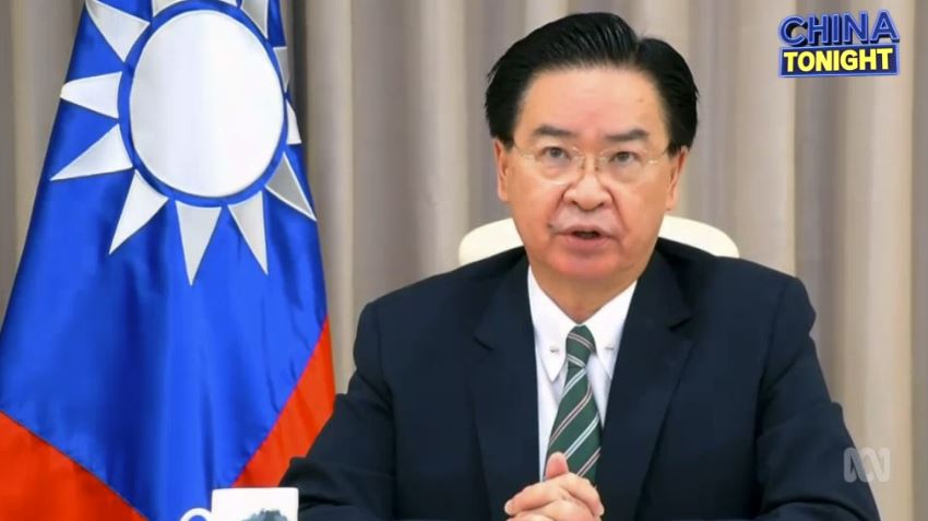 Taiwan's foreign minister said the island was prepared for war